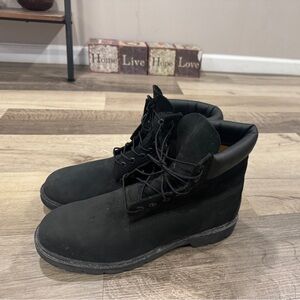 TIMBERLAND BLACK BOOTS
